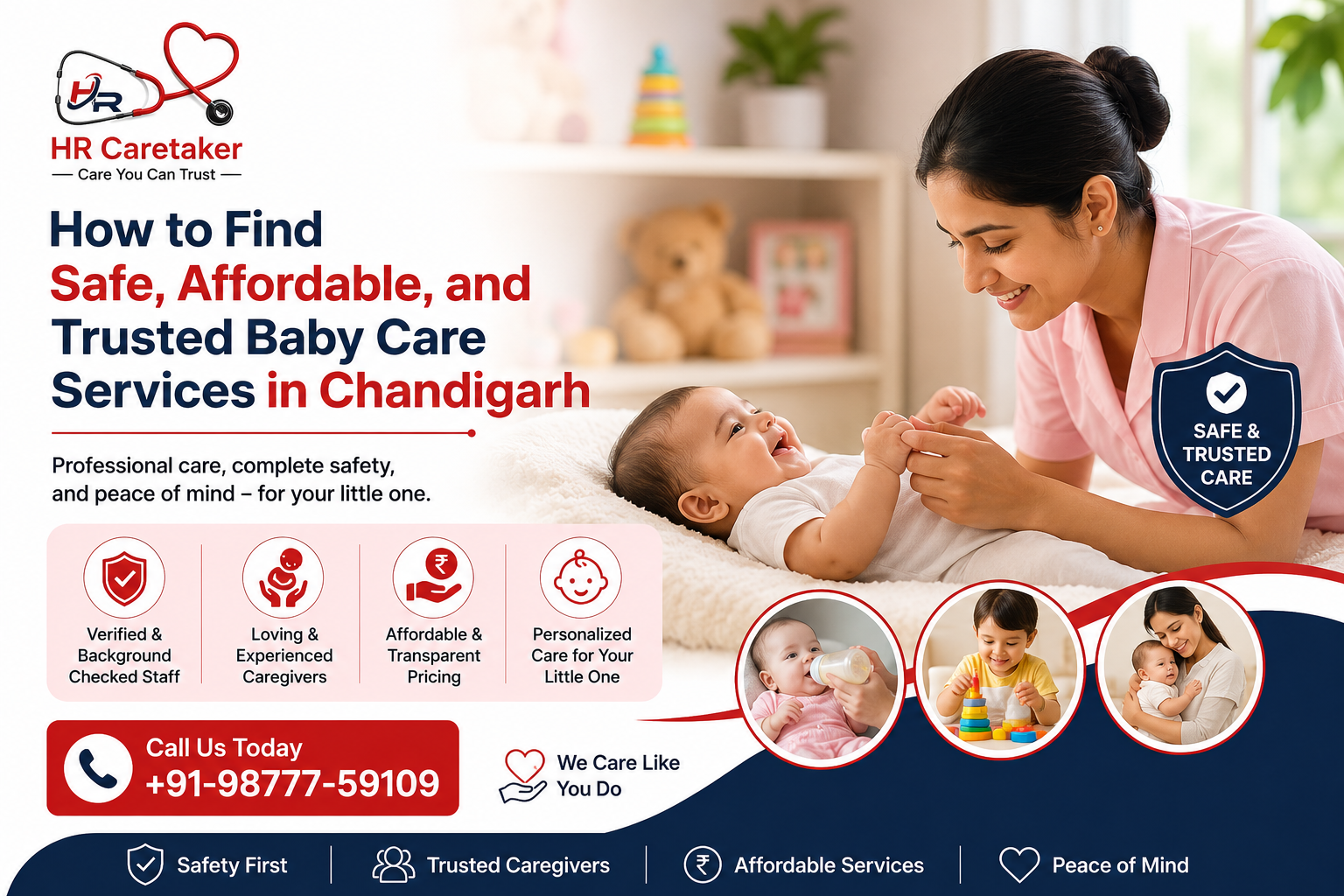 How to Find Safe, Affordable, and Trusted Baby Care Services in Chandigarh?