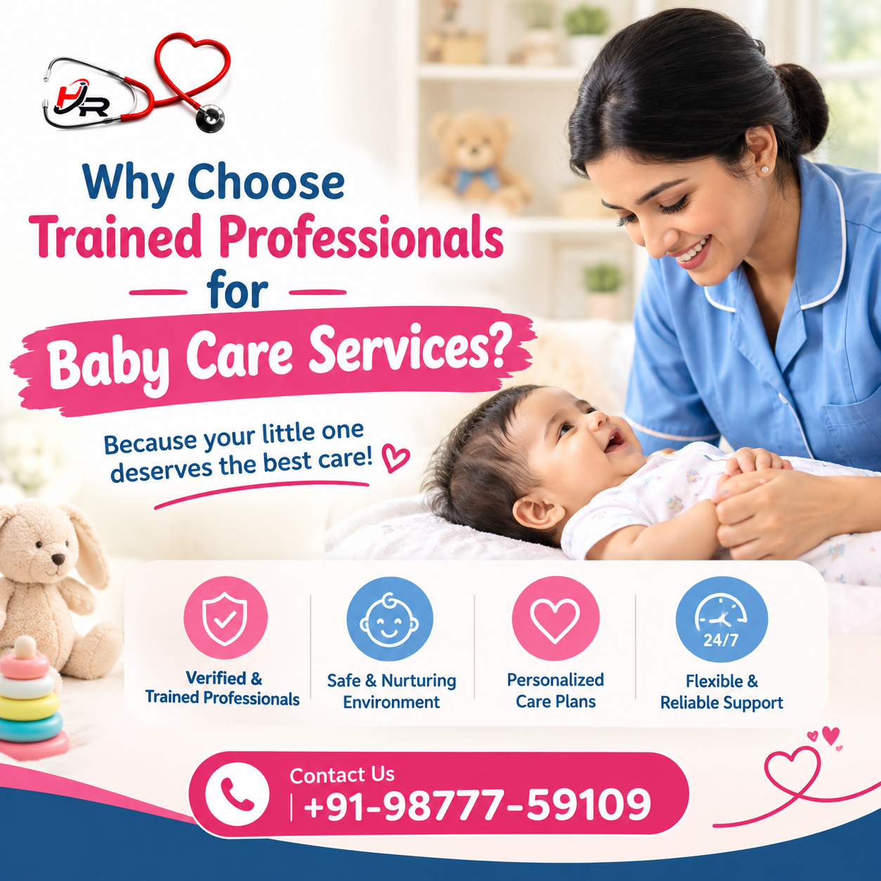 Why Choose Trained Professionals for Baby Care Services?